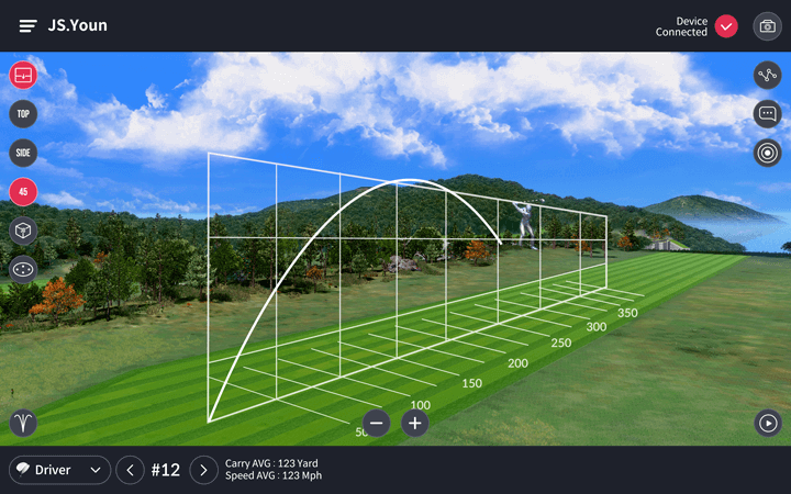 GOLFZON WAVE2 Skillsアプリ プレイ画像1