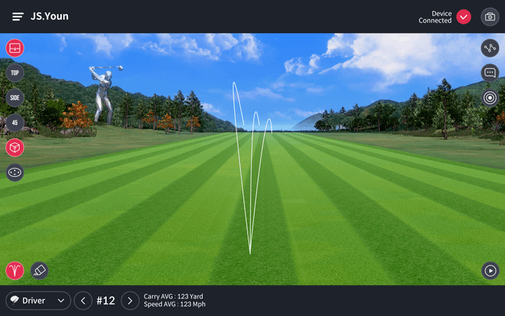 GOLFZON WAVE2 Skillsアプリ プレイ画像2